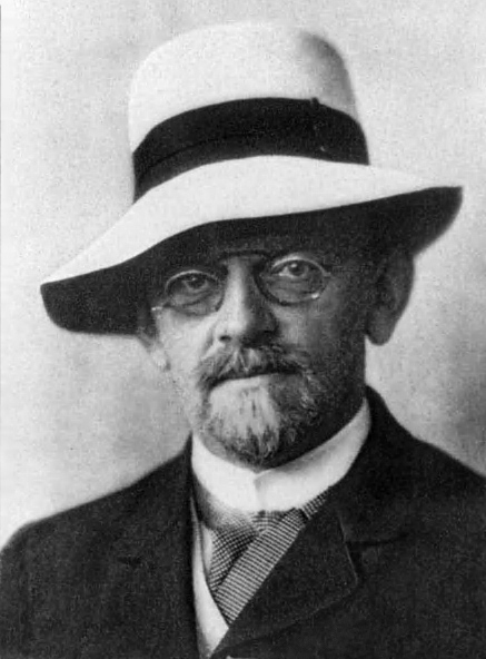 David Hilbert, photographed before 1912.